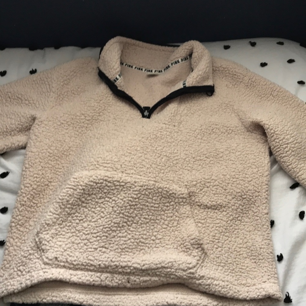 Victoria secret pink Sherpa.